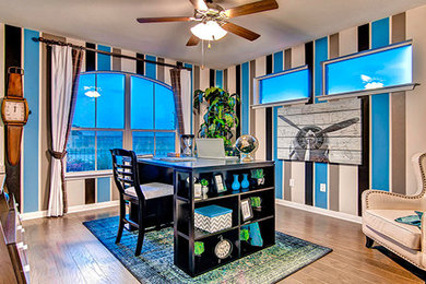 Home office - eclectic home office idea in Austin
