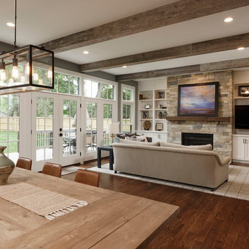 Vienna Custom Home - Clean Lines, Natural Elements and Comfortable