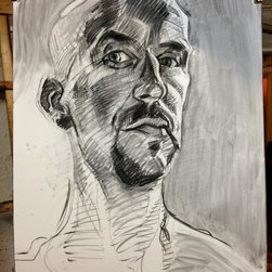 charcoal and graphite - Drawings And Illustrations