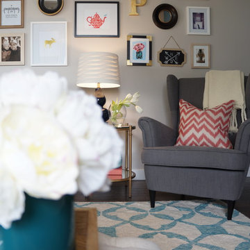 Colorful Family Room