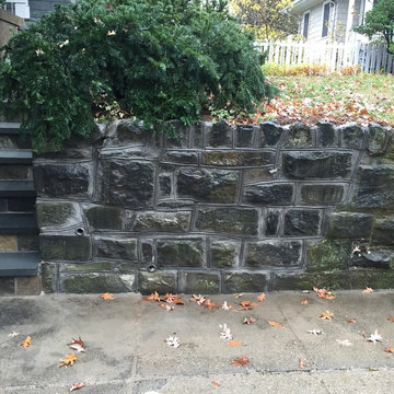 Stone Retaining Wall Repair in Washington DC, Tenleytown NW