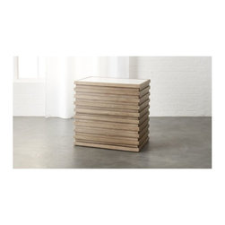 Ryker Marble Nightstand | CB2 - Bedroom Furniture
