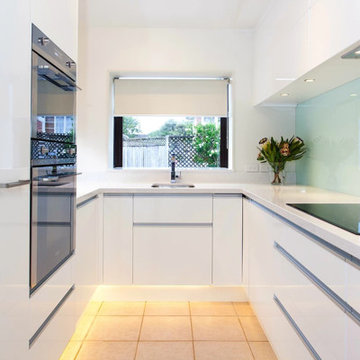 White Kitchen, Small Space