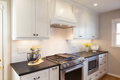 Example of a mid-sized cottage kitchen design in Atlanta
