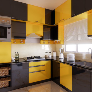 Modular Kitchen cabinets interior design ideas for flats, Villas, apartments