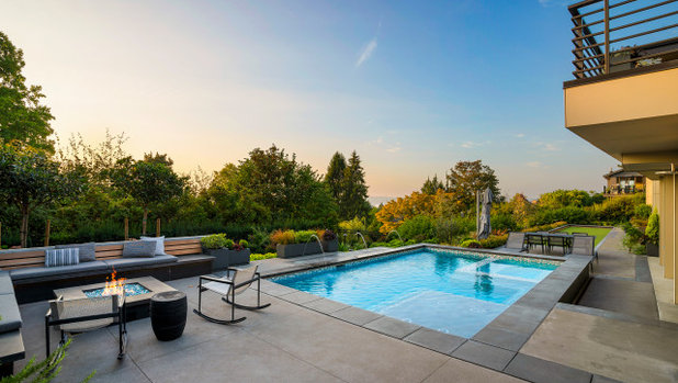 Contemporary Pool by Terrain