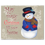 DDCG - The Magic of Christmas Canvas Wall Art, 20"x16" - Spread holiday cheer this Christmas season by transforming your home into a festive wonderland with spirited designs. This The Magic of Christmas 20x16 Canvas Wall Art makes decorating for the holidays and cultivating your Christmas style easy. With durable construction and finished backing, our Christmas wall art creates the best Christmas decorations because each piece is printed individually on professional grade tightly woven canvas and built ready to hang. The result is a very merry home your holiday guests will love.
