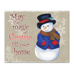 DDCG - The Magic of Christmas Canvas Wall Art, 20"x16" - Prints And Posters