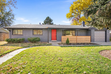 Example of an exterior home design in Denver