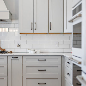 Showplace EVO Kitchen in Gun smoke and Downing Slate