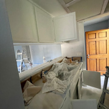 Condo Facelift, paint, smooth ceiling, can lights