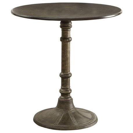 Round Bistro Table, Bronze Finish