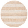 Safavieh Vintage Leather Collection NF887A Rug, Natural/Ivory, 6' X 6' Round