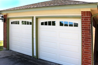 White Double Garage Doors