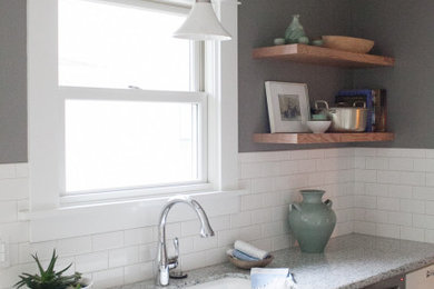 Eclectic kitchen photo in Seattle