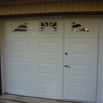 Classic Raised Panel WalkThru Garage Door