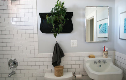 Jumbled Style Goes Vintage Chic in a D.C. Bathroom Makeover