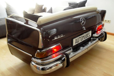 Sofa aus Mercedes W 110 (Heckflosse)
