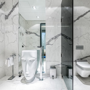 Badezimmer Mit Steinplatten Ideen Design Bilder Houzz