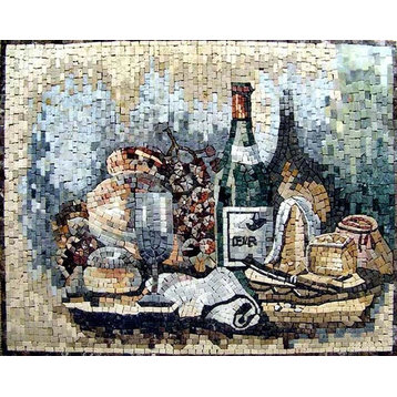 Mosaic Kitchen Backsplash, Contemporaneo, 35"x47"