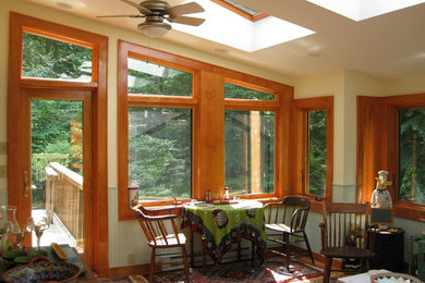 Example of a trendy living room design in Wichita