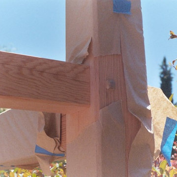 CB timber frame entry structure