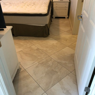 24x24 Tiles installed diagonally in Fort Walton Beach,FL