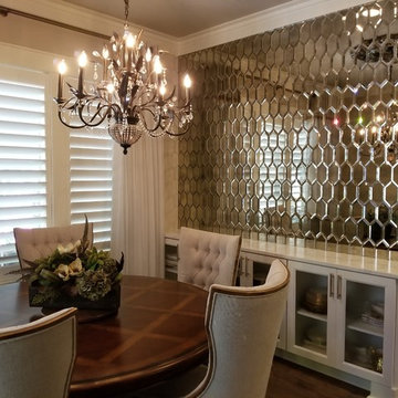 4x8 Antique Mirror Accent Wall