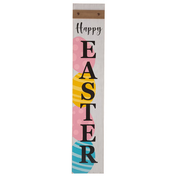 42"H Wooden "HAPPY EASTER" Porch Sign
