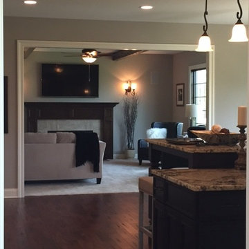 A&E Model Home - Kitchen & Family Room