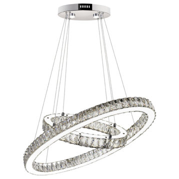 Florence LED Chandelier With Chrome Finish