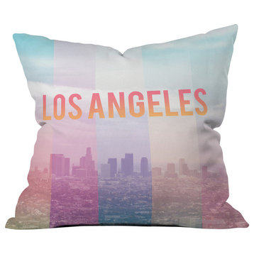 Catherine Mcdonald Los Angeles Outdoor Throw Pillow