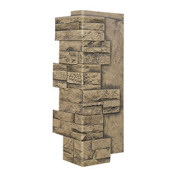 136-DURANGO STACKED STONE VENEER CORNER 24"H X 11"W X 1 1/4"D - Wall Panels