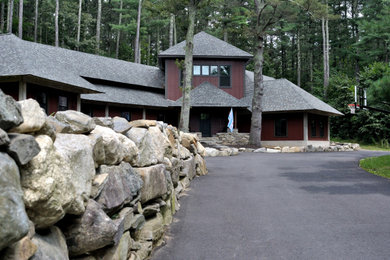 Arts and crafts exterior home photo in Boston