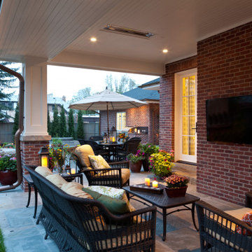 The perfect place to have a Watch Party on the patio!
