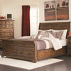 Coaster Furniture Elk Grove Queen Sleigh Bed with 2 Drawers in Vintage Bourbon
