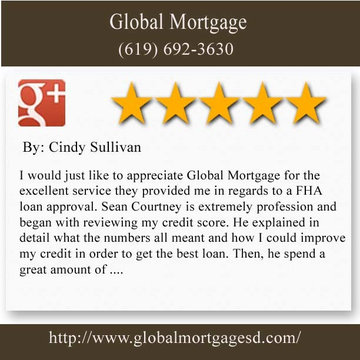 Mortgage San Diego - Global Mortgage (619) 692-3630