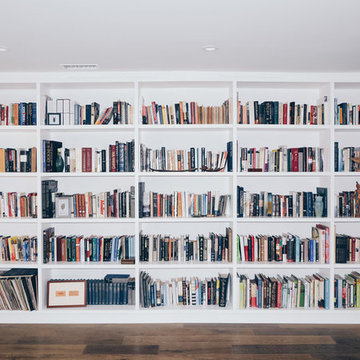 Modern Open Wall Unit Built-in Bookcase