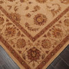 7'9''x9'9'' Hand Tufted Wool Basketweave Seagrass Area Rug Wheat, Brown