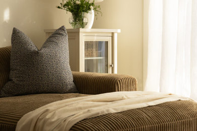 Transitional living room photo in Other