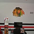 Blackhawks hockey themed paint scheme