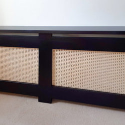 Rattan panel radiator covers - Living Room Furniture