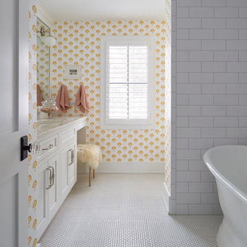 Libertyville Custom Farmhouse Kids' Bath #1
