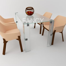 PAULA GLASS DINING TABLE - Products