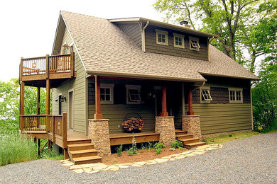 Home design - craftsman home design idea in Charlotte