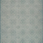 Loloi - Loloi Java Collection Rug, Aqua, 2'0"x3'0" - Featuring a dramatic high-low effect, the Java Collection accentuates its pattern with incredible depth and dimension. Each piece is expertly hand-knotted of 100% wool, ensuring exceptional durability and texture underfoot.