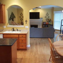 Kitchen peninsula makeover