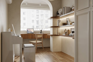 Inspiration for a contemporary home office remodel