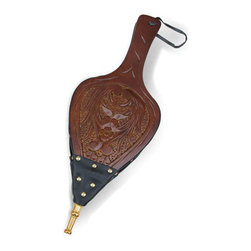 Carved Scroll Fireplace Bellow - Fireplace Accessories