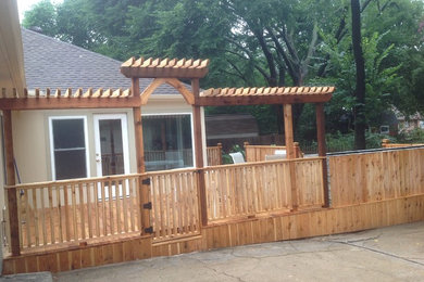 Kessler Park Outdoor Kitchen Deck